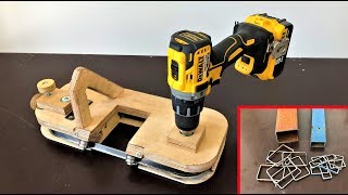 DIY Metal Cutting Bandsaw  Making a Portable Bandsaw Drill Powered [upl. by Cacia43]