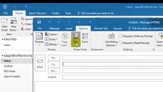 How to add bcc in Outlook [upl. by Truscott963]