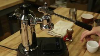 La Pavoni Espresso Machine  Video Blog [upl. by Tuhn505]