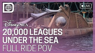 20000 Leagues Under the Sea  Ride Attraction POV  Tokyo DisneySea [upl. by Geordie]