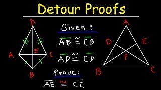 Detour Proofs  Double Triangle Congruence [upl. by Annaid]