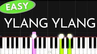 Fkj  Ylang Ylang  Easy Piano tutorial [upl. by Arymas977]