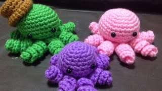 How To Crochet a Mini Amigurumi Octopus  DIY Crafts Tutorial  Guidecentral [upl. by Enitsed961]