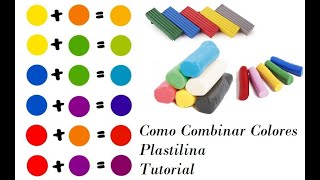 Como combinar colores con plastilina [upl. by Wier]