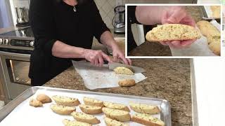 DELICIOUS Almond Biscotti  Traditional Italian Recipe [upl. by Zanze]