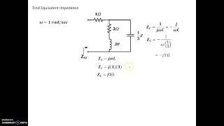 Example 2 Equivalent Impedance [upl. by Jasmine]