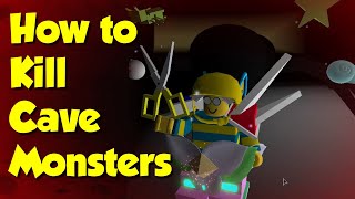 How to Kill Cave Monsters in Bee Swarm Simulator [upl. by Sahcnip]