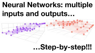 Neural Networks Pt 4 Multiple Inputs and Outputs [upl. by Shelagh649]