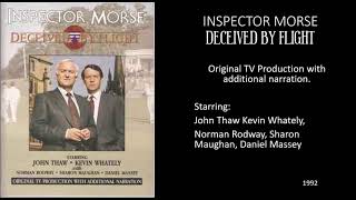 Inspector Morse  Deceived By Flight  Original TV Adaptation Audiobook [upl. by Kalindi873]