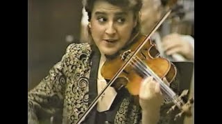 Nadja SalernoSonnenberg performs Bach Violin Concerto in A minor 8 July 1987 [upl. by Fredra]