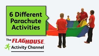 6 Different Parachute Activities for PE Class Ep 13 SuperChute Parachute [upl. by Sayette673]