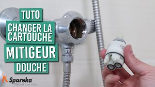 Comment changer la cartouche de votre mitigeur de douche [upl. by Yentterb841]