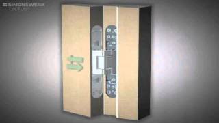 TECTUS® Concealed Hinge Animation [upl. by Ayin13]