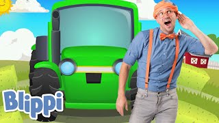 Blippis Tractor Song  Blippi  Sing With Blippi  Funny Videos amp Songs [upl. by Chev]