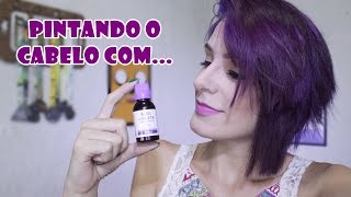 Como PINTAR o cabelo com VIOLETA GENCIANA  Color Hair [upl. by Eiggam]