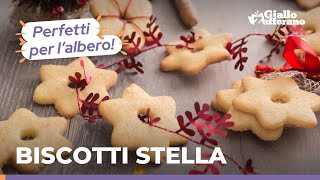 BISCOTTI DI NATALE A FORMA DI STELLA [upl. by Friedland]