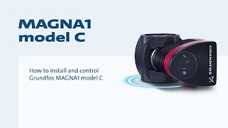 How to install and control Grundfos MAGNA1 model C [upl. by Coniah]