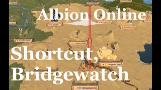 Albion Online  Caerleon to Bridgewatch fast almost safely [upl. by Dadinirt]