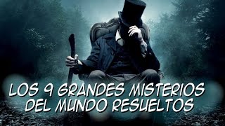 Los 9 grandes misterios del mundo resueltos  Top de curiosidades y misterios [upl. by Akinuahs]