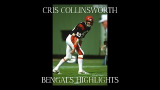 Cris Collinsworth Cincinnati Bengals Highlights [upl. by Nivat]