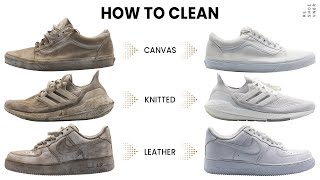 How To Clean Your White Sneakers  The Best Method [upl. by Llirred715]