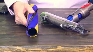 Cleaning the Dyson V15 DETECT LASER SLIM FLUFFY Brush Bar [upl. by Mayfield]