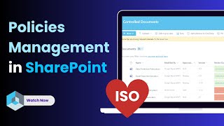 ISO 9001 QMS in SharePoint [upl. by Elolcin808]