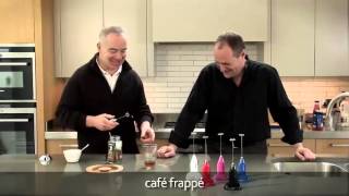 How to make a frappé coffee using an aerolatte milk frother [upl. by Georgeta]