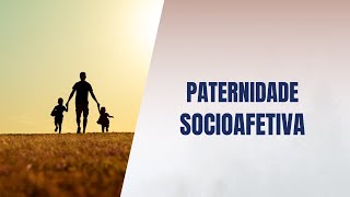 Paternidade socioafetiva [upl. by Pepito235]