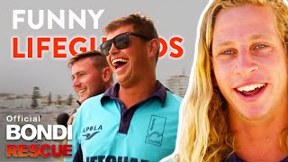 FUNNIEST Lifeguarding Moments  Bondi Rescue Season 11 [upl. by Lyudmila870]