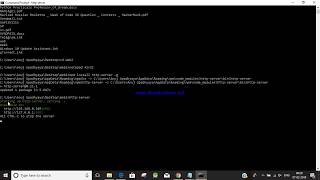 Creating a Localhost server using CMD [upl. by Mayes]