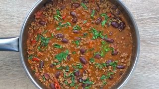 Chilli Con Carne Recipe  One Pot Meal  Mexican Favourite Food [upl. by Brackely691]