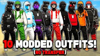 How To Get 10 GTA 5 Modded Outfits No Transfer Glitch [upl. by Asiat790]