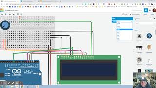 LCD Screen Arduino on TinkerCad Tutorial [upl. by Yllen726]