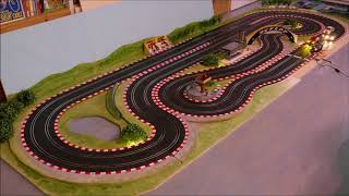 Modular Slotcar Track with Scenery Harthäuser Hurtigring [upl. by Charmain]