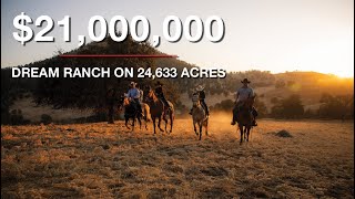 Elliot Land amp Cattle  24633Acre Ranch in California  A Sierra foothills Treasure [upl. by Ardnoel]