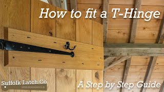 How to Fit T Hinges [upl. by Block]