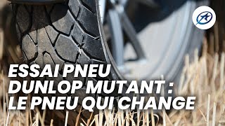 Essai Pneu Dunlop Mutant  le pneu qui change [upl. by Mcadams178]