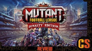 MUTANT FOOTBALL LEAGUE DYNASTY EDITION  REVIEW [upl. by Lash]