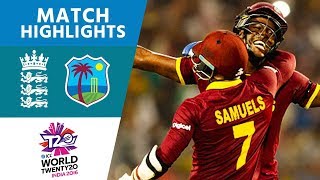 Brathwaite Hits 4 Sixes To Win  England vs West Indies  ICC Mens WT20 FINAL  Highlights [upl. by Rese929]