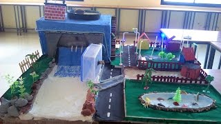 Working model of Dam  Hydroelectric Dam Science Project [upl. by Ysteb]