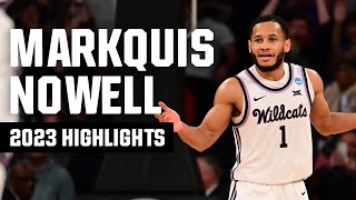 Markquis Nowell 2023 NCAA tournament highlights [upl. by Ativla532]