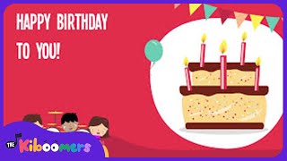 Happy Birthday To You Lyric Video  The Kiboomers Preschool Songs amp Nursery Rhymes [upl. by Eibur542]