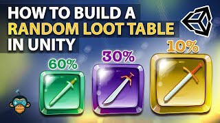 How to Create a RANDOM LOOT TABLE in Unity C [upl. by Annayoj936]