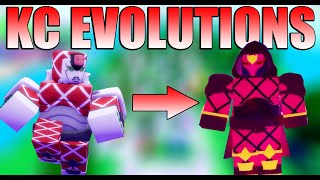 NEW ALL KING CRIMSON EVOLUTIONS  SHOWCASE  Stands Awakening  Roblox [upl. by Assilat466]