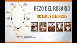 SANTO ROSARIO MISTERIOS LUMINOSOS jueves Adaptar velocidad [upl. by Eelreveb694]