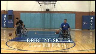 Wheelchair Basketball Dribbling Skills [upl. by Nordine]