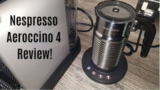 Nespresso Aeroccino 4 Milk Frother Review  Worth upgrading from the Aeroccino 3 [upl. by Liliane]