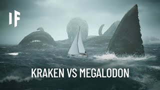 What If a Megalodon Shark Fought the Kraken [upl. by Beverley]