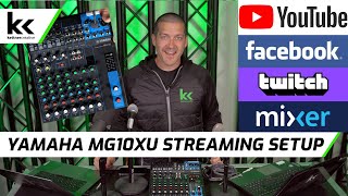 Yamaha MG10XU Streaming Setup [upl. by Ttoile]